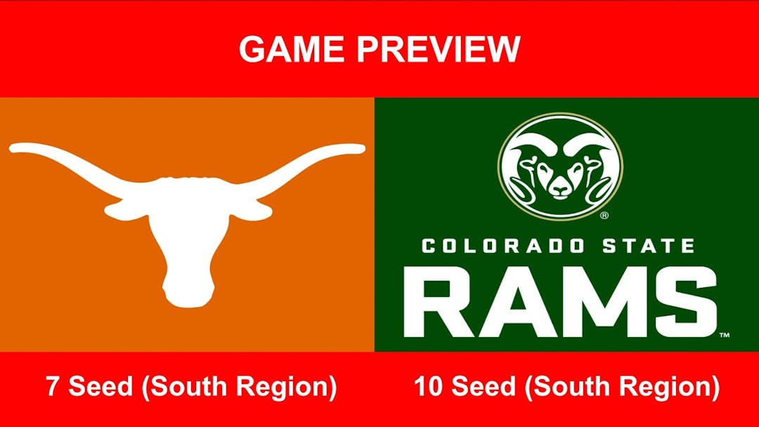 Featured image for #7 Texas vs #10 Colorado State Free Pick and Prediction – March 21