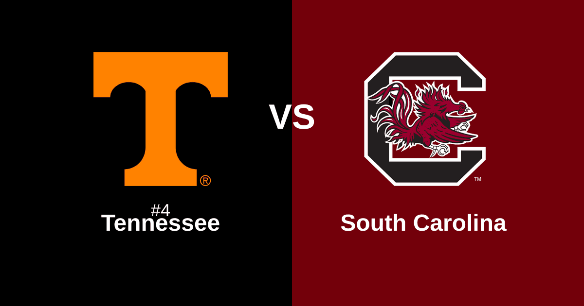 #4 Tennessee vs South Carolina Free Pick and Prediction – March 8
