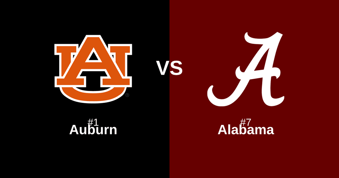 Featured image for #1 Auburn vs #7 Alabama Free Pick and Prediction – March 8