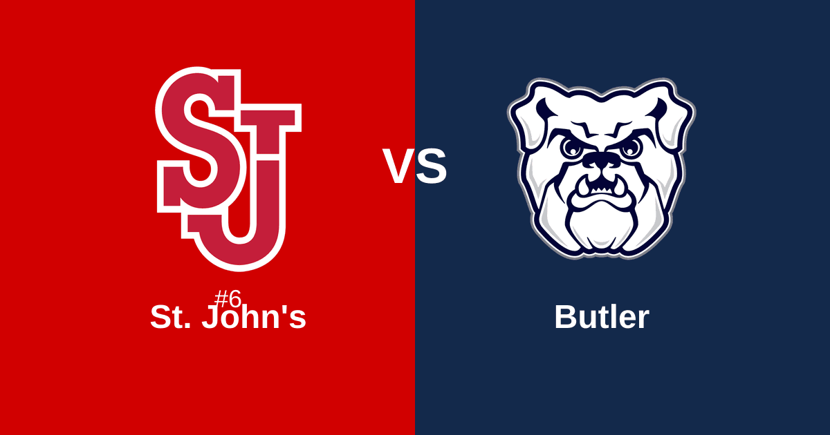 #6 St. John's vs Butler Free Pick and Prediction β March 13