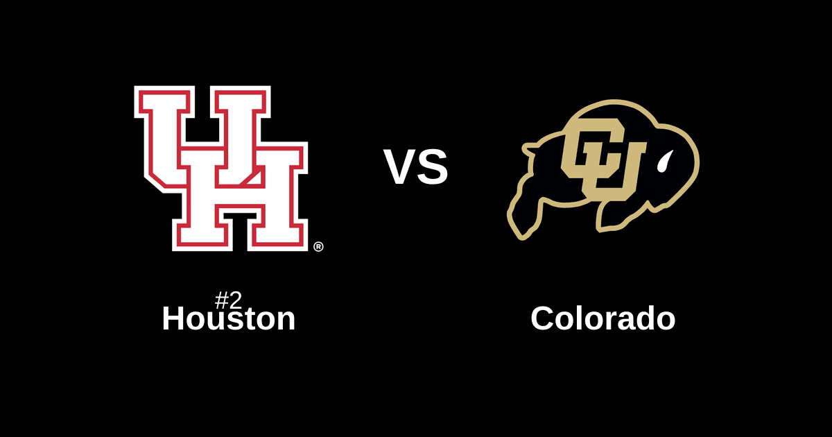 #2 Houston vs Colorado Free Pick and Prediction β March 13