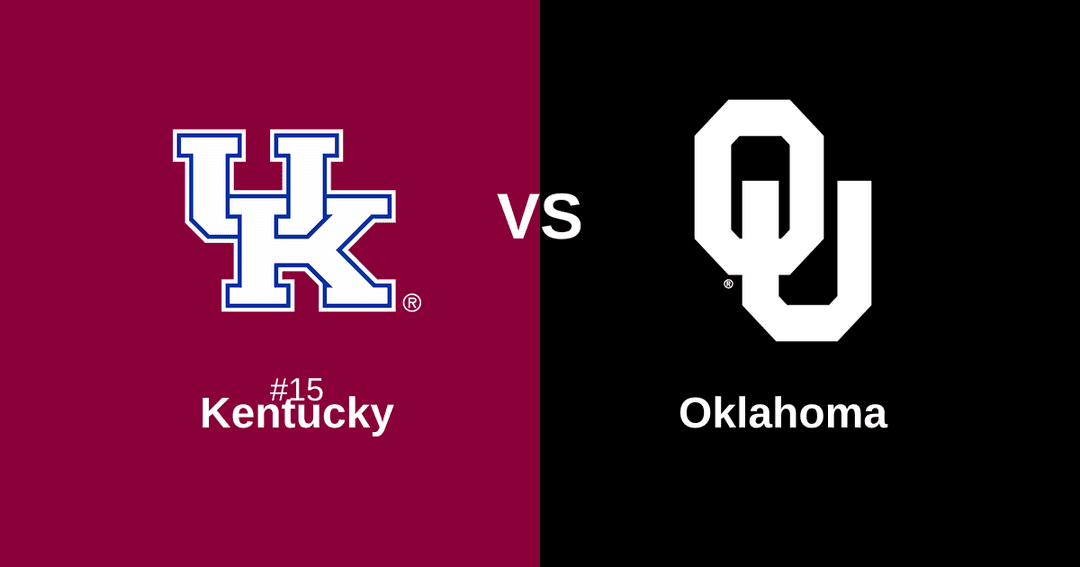 Featured image for #15 Kentucky vs Oklahoma Free Pick and Prediction – March 13