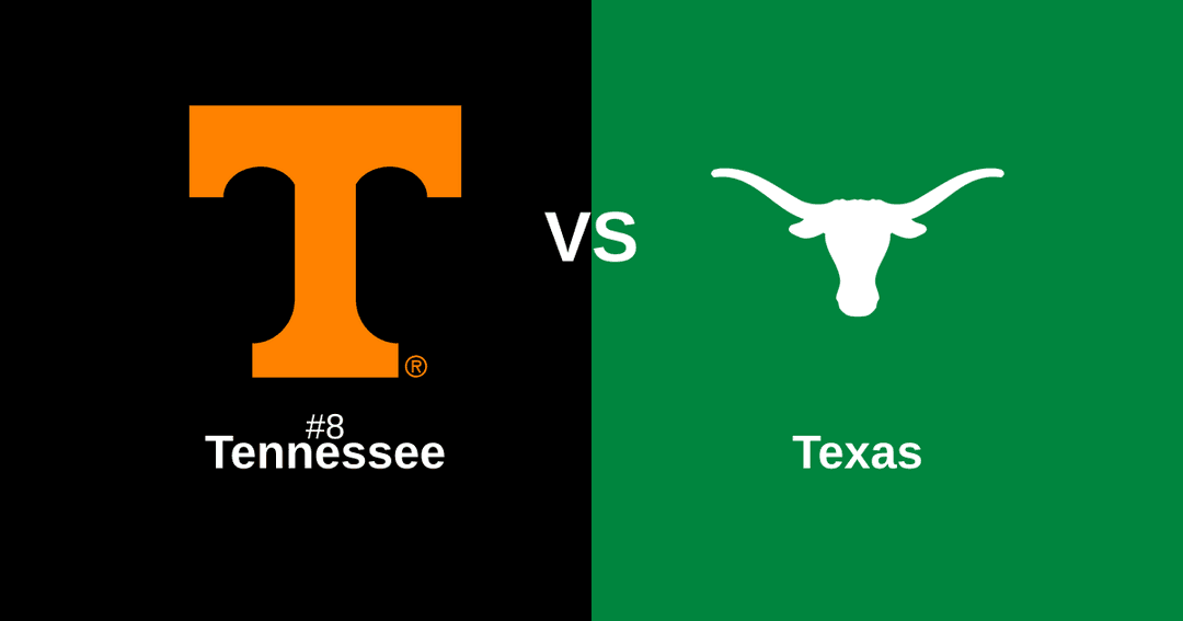 Featured image for #8 Tennessee vs Texas Free Pick and Prediction – March 14