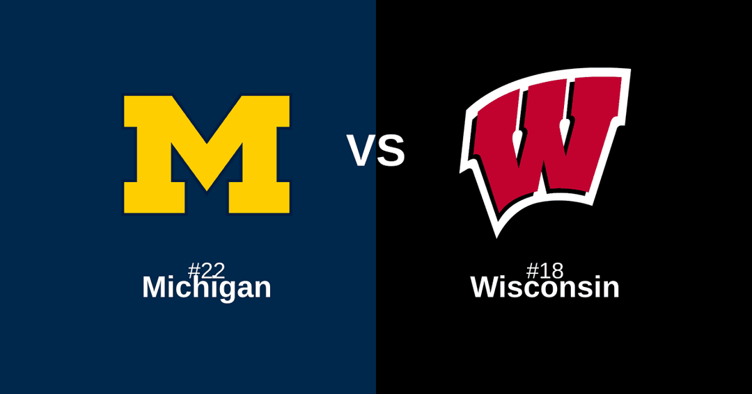 Featured image for #22 Michigan vs #18 Wisconsin Free Pick and Prediction – March 16