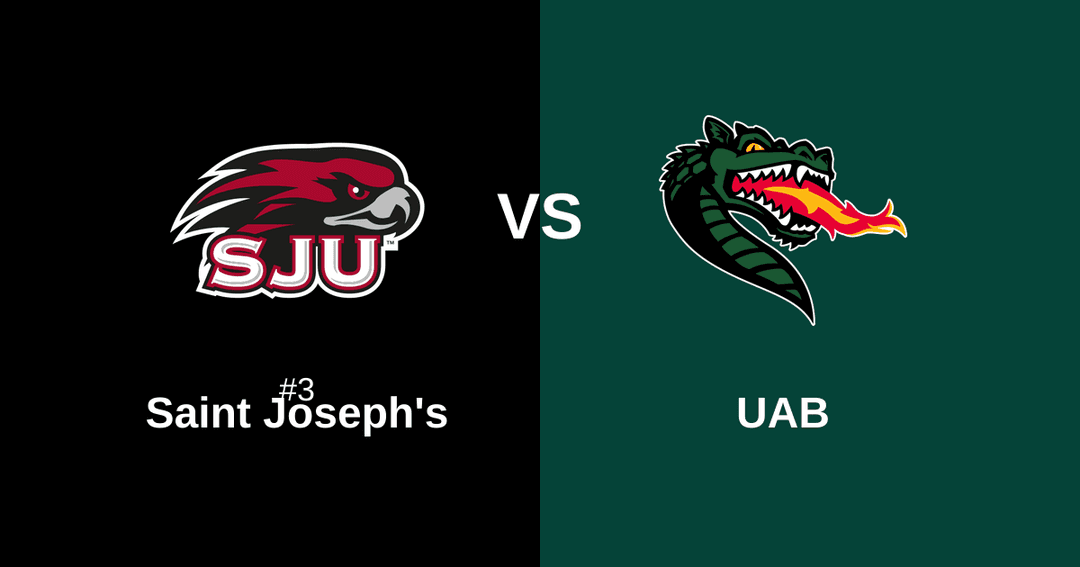 Featured image for #3 Saint Joseph's vs UAB Free Pick and Prediction – March 19