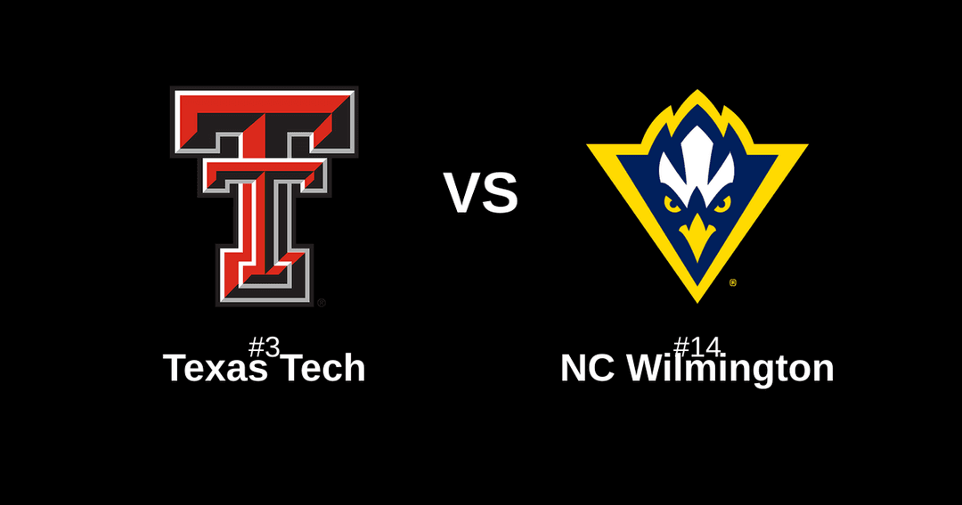 Featured image for #3 Texas Tech vs #14 NC Wilmington Free Pick and Prediction – March 20