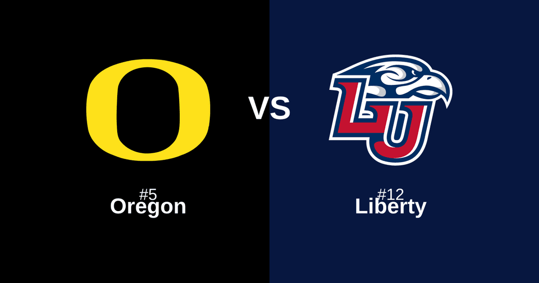 Featured image for #5 Oregon vs #12 Liberty Free Pick and Prediction – March 21
