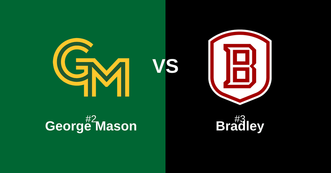 Featured image for #2 George Mason vs #3 Bradley Free Pick and Prediction – March 22